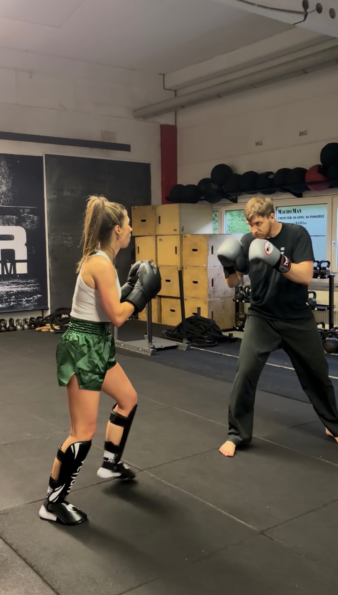 Sparring im Training